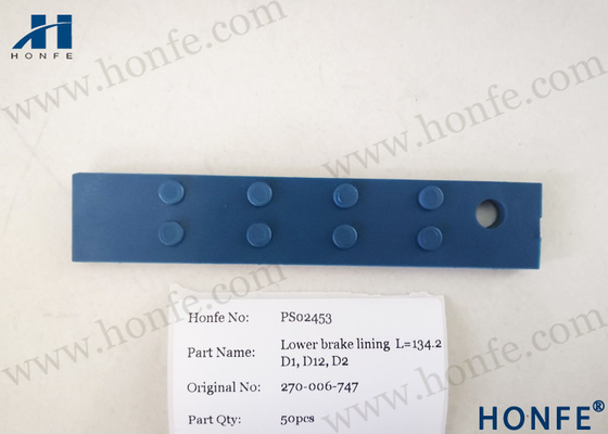 Pièces de rechange inférieures de métier à tisser de projectile de la doublure de frein 911327698/270006747 pour Sulzer P7100