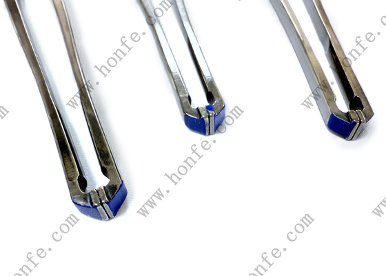 Pince de projectile 911312212 Moletée diamant Bleu clair 25N/2500GR 2.2*4 D12 9G