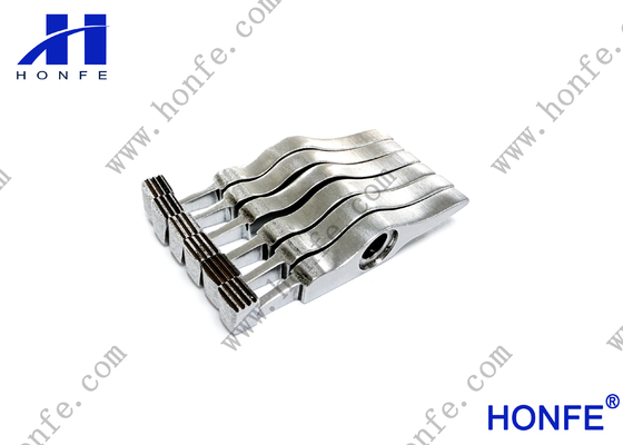 Pince supérieure et inférieure 911319778/325 911319777/324 D2 3×3.7 Pièces de rechange pour métier à tisser à projectile rainuré