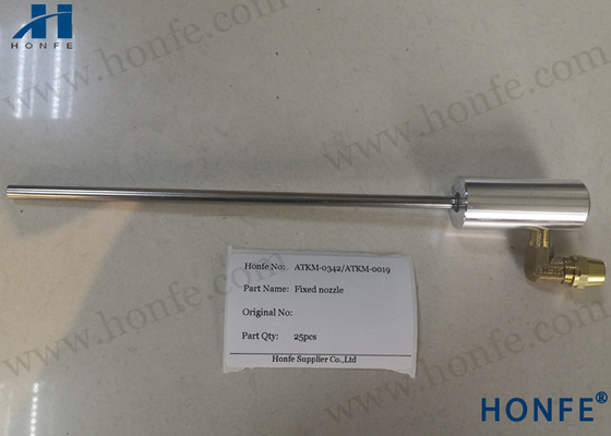 La canalisation équipent 604908-78 l'air d'un gicleur Jet Loom Parts Pipe L=174mm tout le Length=220mm