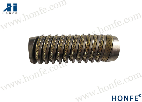 912533951 pièces de rechange de machines de textile 11 anneaux L=74mm 2x24 (10rings) +4x24 (1 anneau)