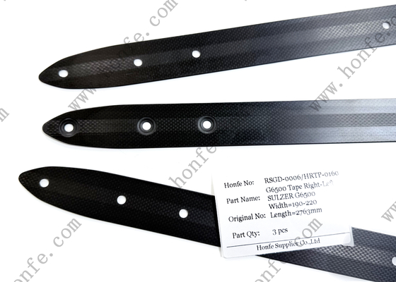 Pièces détachées de métier à tisser de Sulzer droite-gauche G6500 Largeur du ruban = 190-220 Longueur = 2763 mm